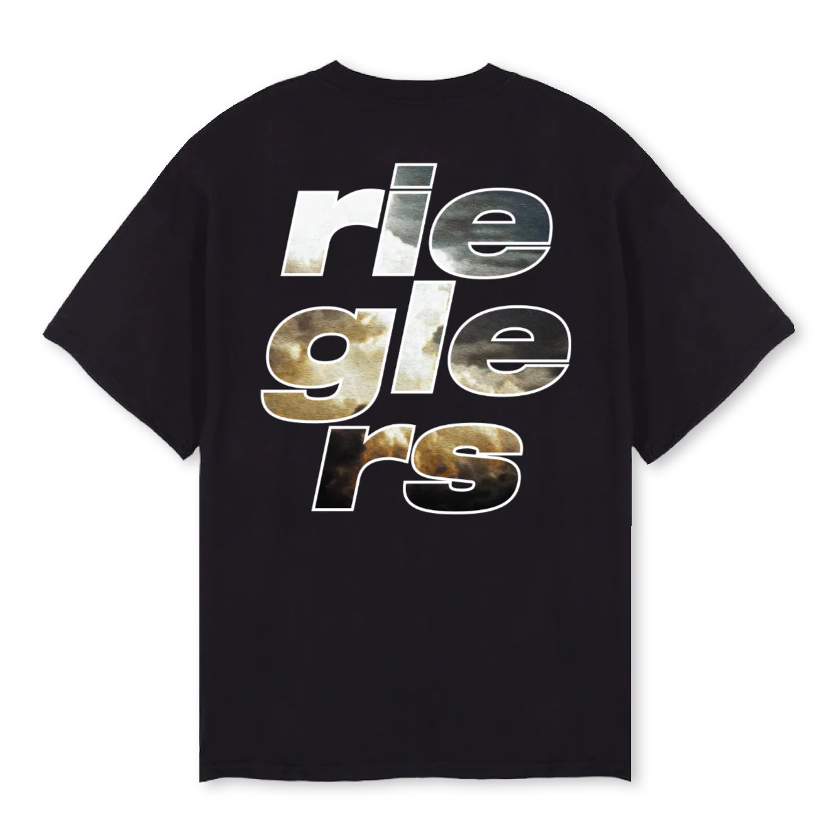 PEGASUSOVBOXBLK Black Oversized Tee. - Image 2