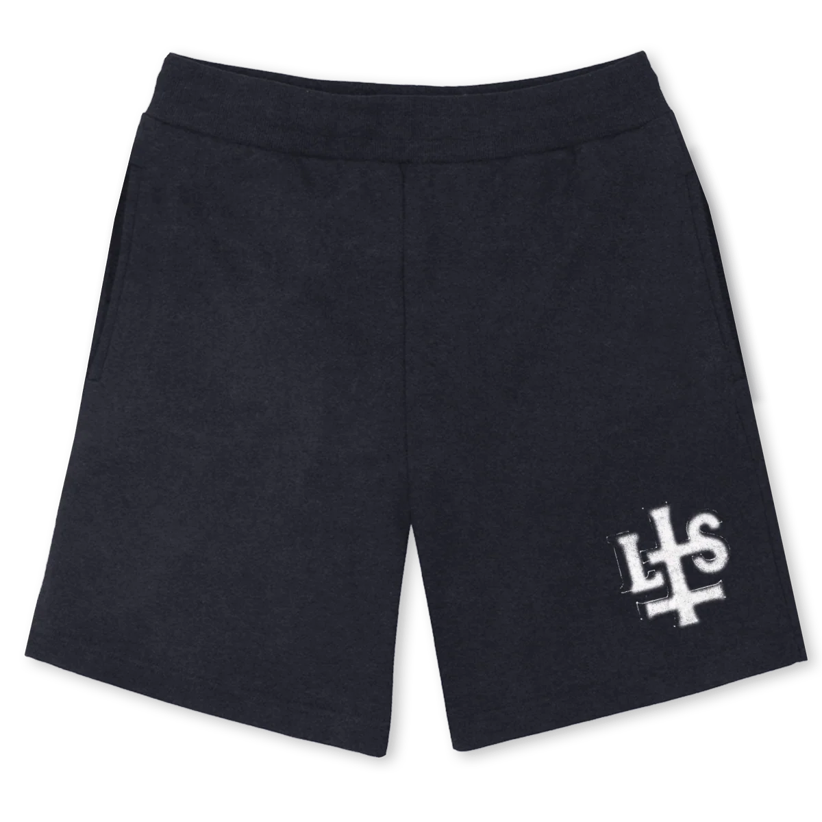 PERPLE Vintage Black Relaxed Sweatshorts.