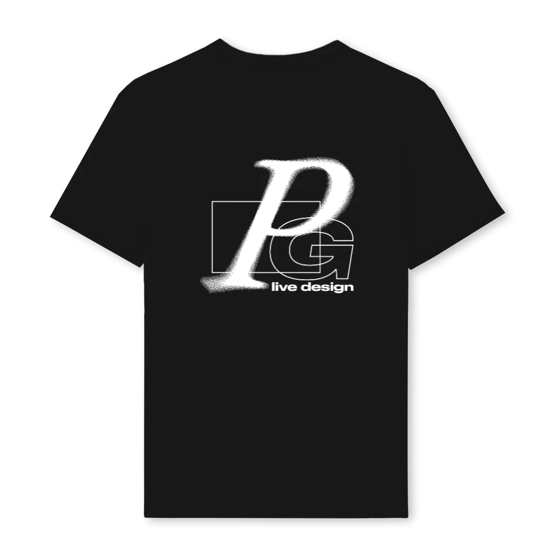 PGLIVE Black Regular Tee. - Image 2