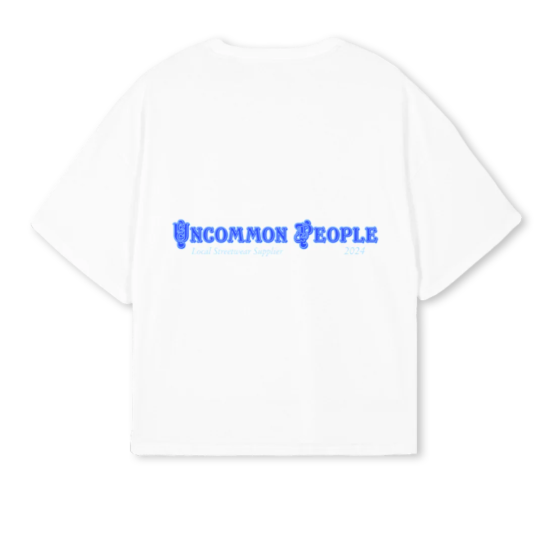 PHARMA_1 White Oversized Boxy Tee. - Image 2