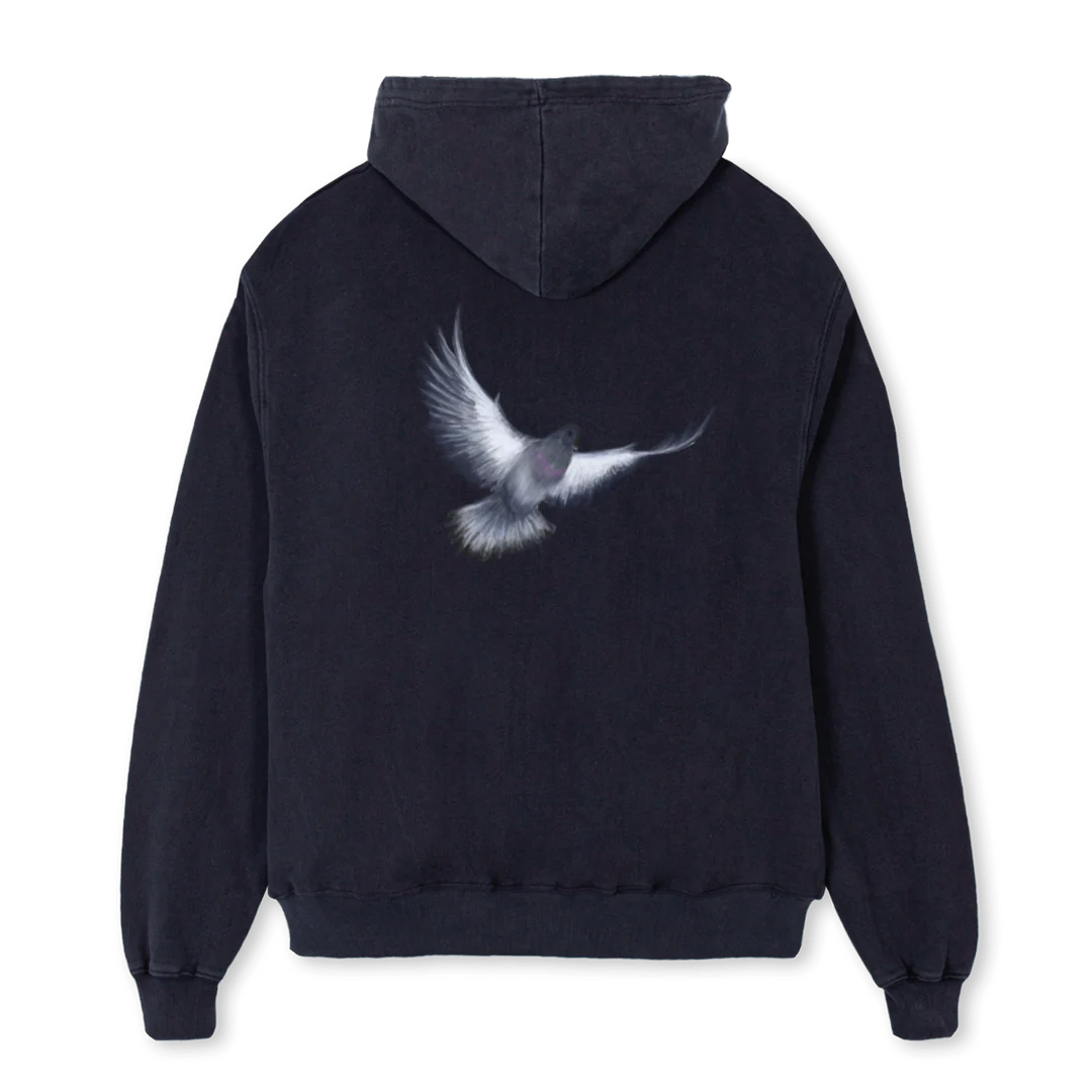 PHI Vintage Black Oversized Hoodie. - Image 2