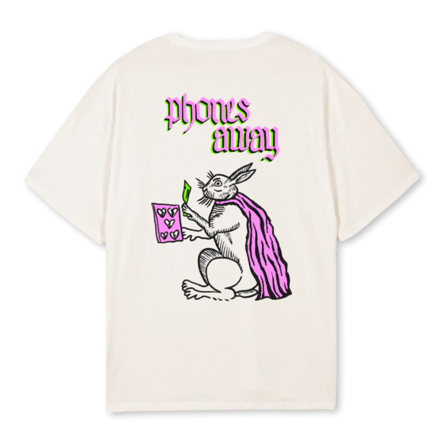 PHON Vintage White Oversized Tee. - Image 2