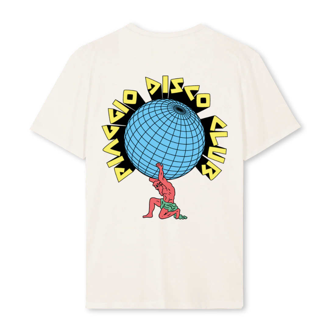 PIAGGIODISCOGREEK Vintage White Regular Tee. - Image 2