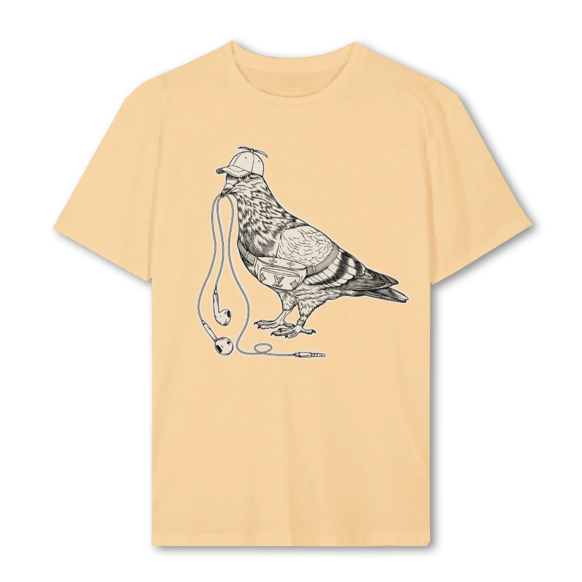 PIGEONYELLOW Sand Regular Tee.