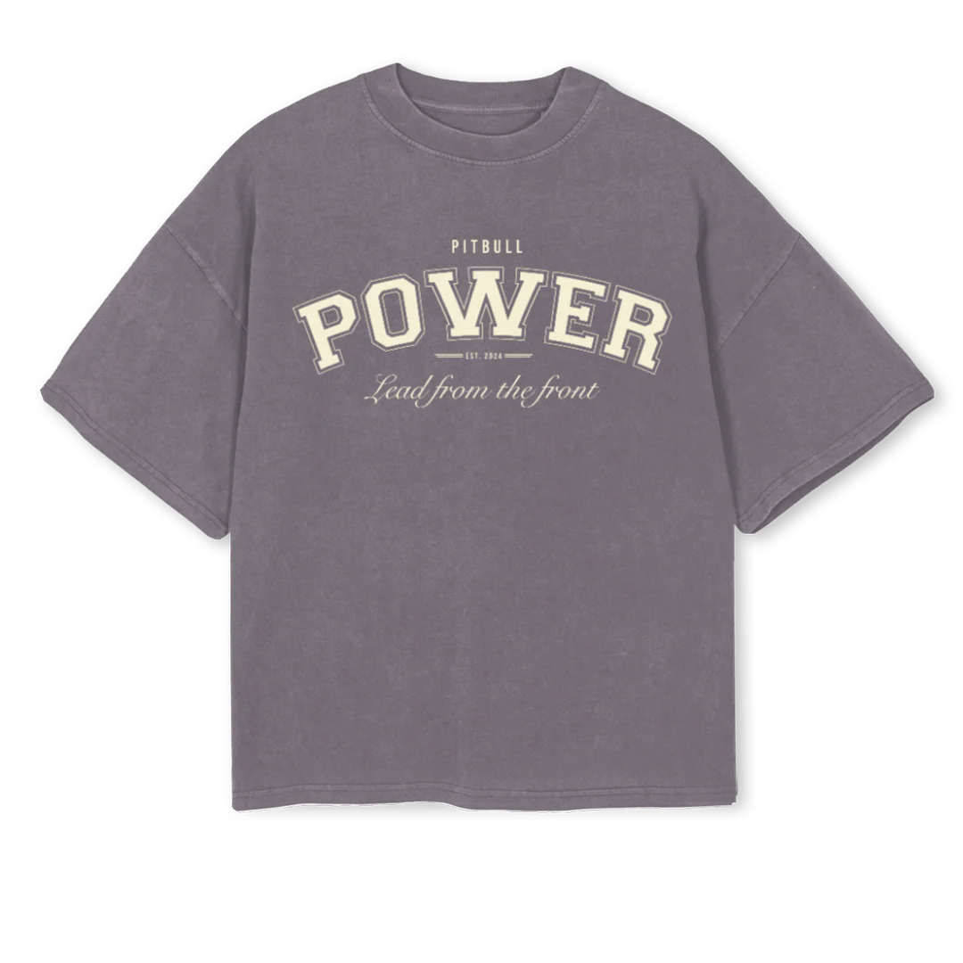 PIGGREEBOXYTEE Pigment Grey Oversized Boxy Tee.