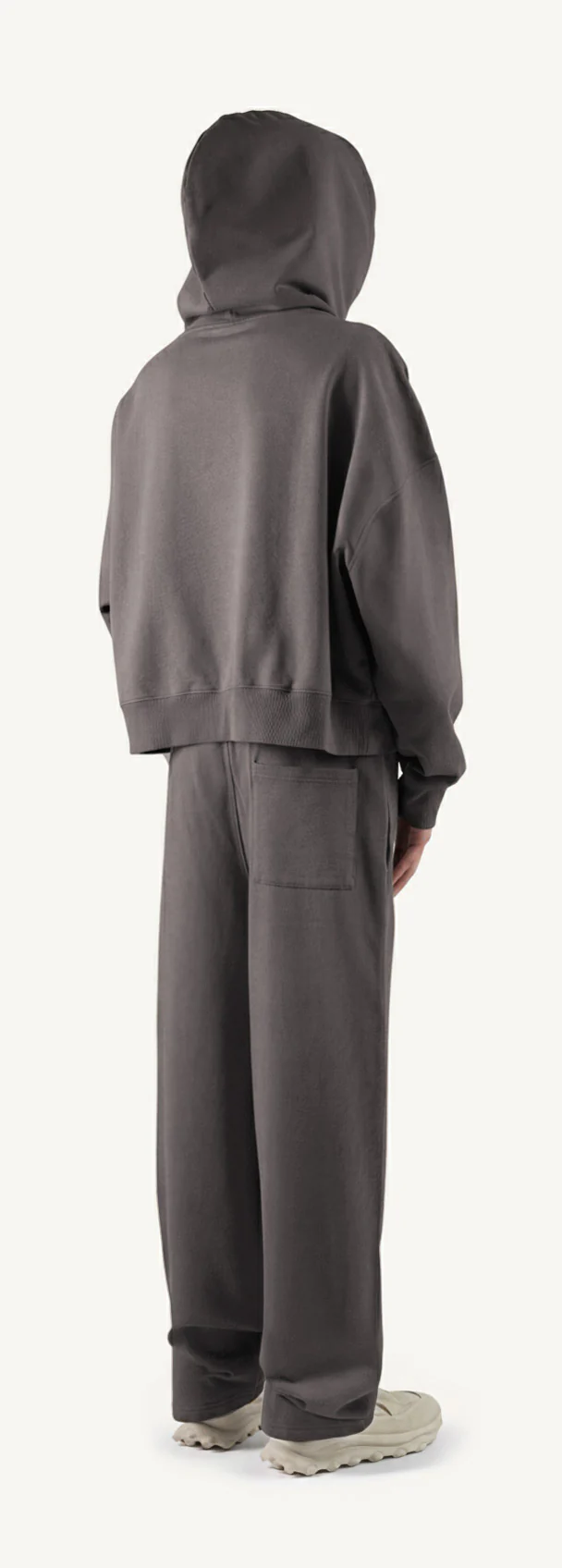 Pigment Grey Oversized Boxy Hoodie. - Image 5