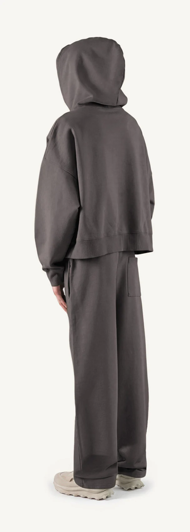 Pigment Grey Oversized Boxy Hoodie. - Image 7