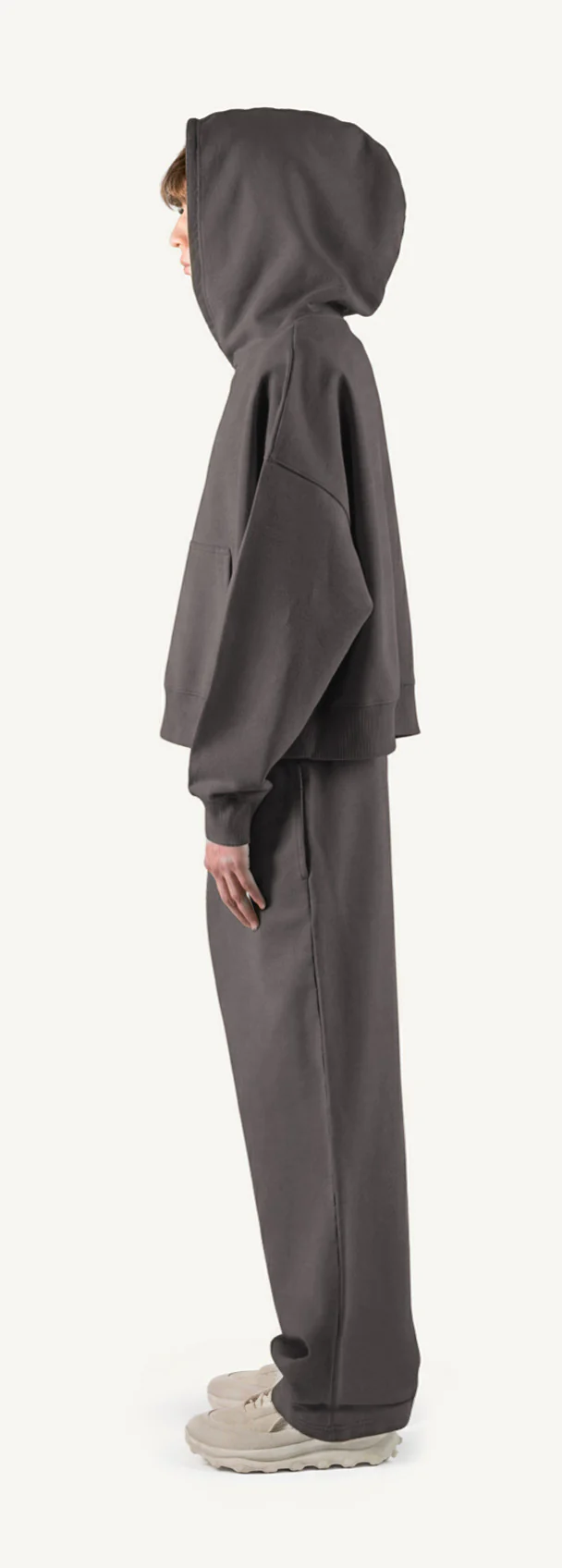 Pigment Grey Oversized Boxy Hoodie. - Image 8