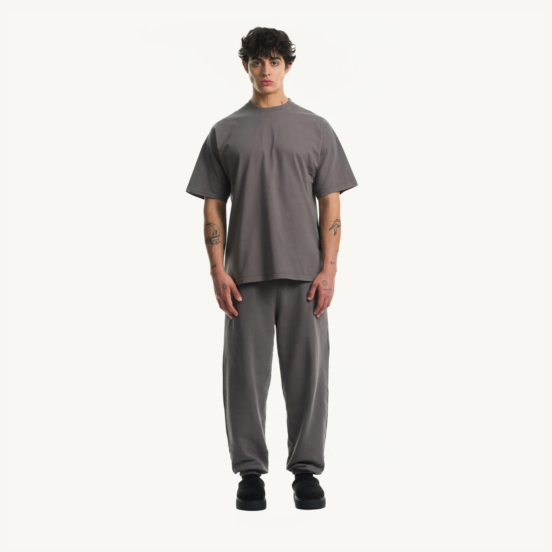 Pigment Grey Oversized Tee. - Image 2