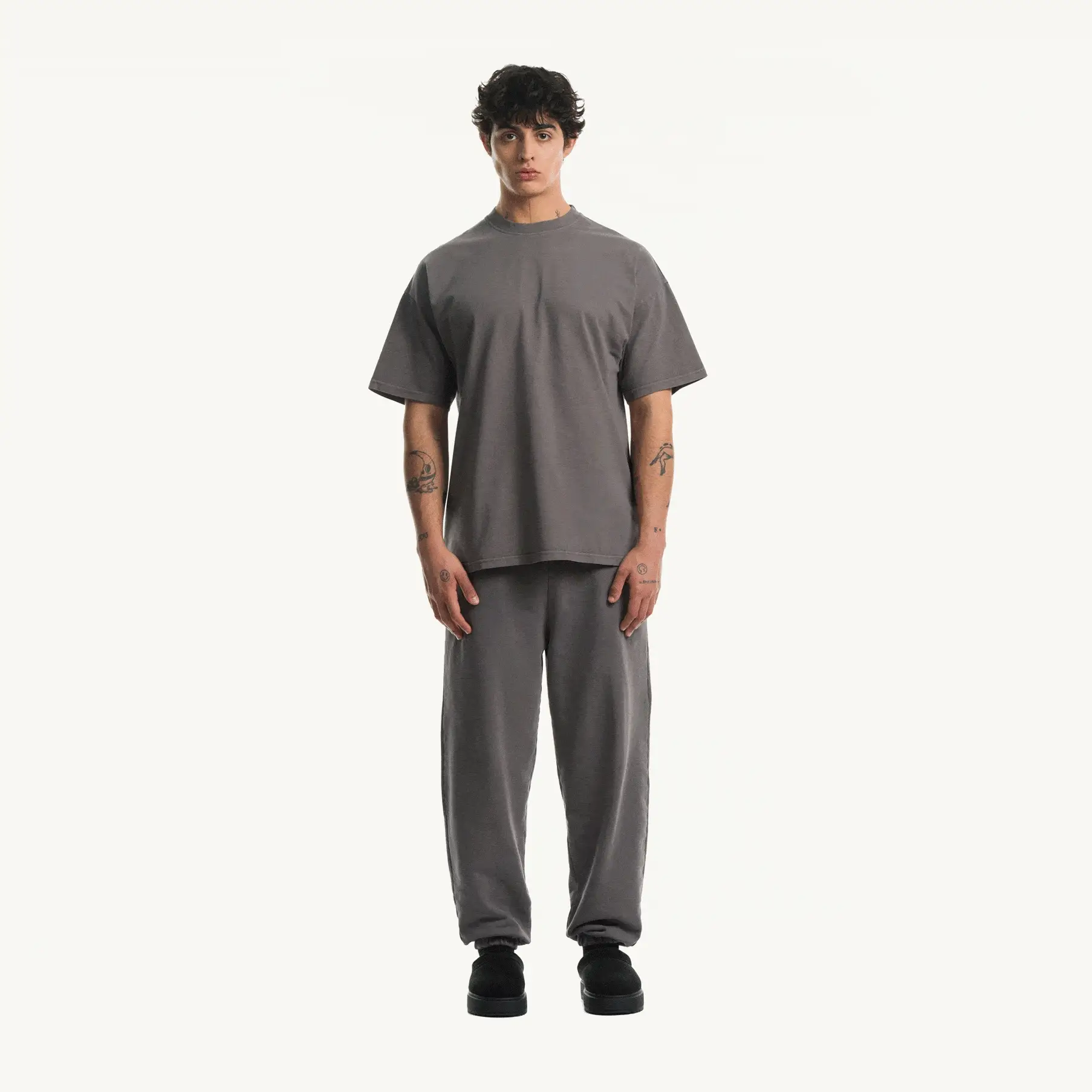 Pigment Grey Oversized Tee. - Image 3