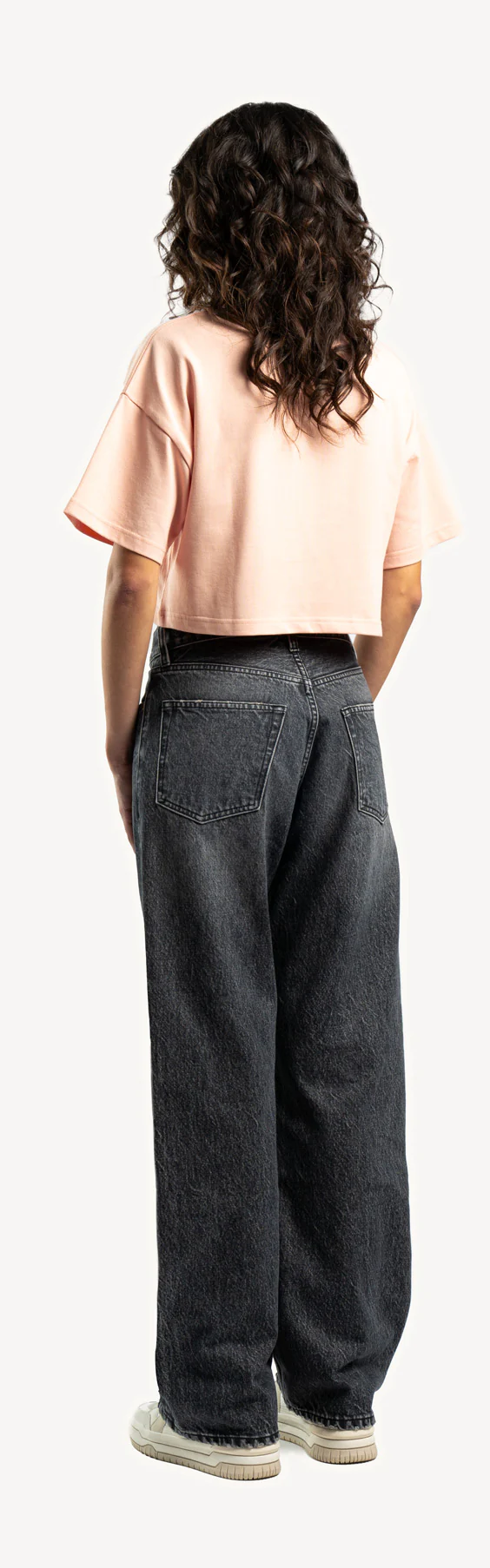 Pink Clay Cropped Oversized Tee. - Image 7