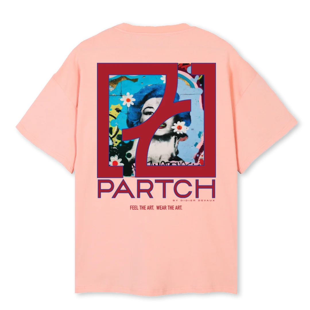 PINK TEE FRIDA Pink Clay Oversized Tee. - Image 2