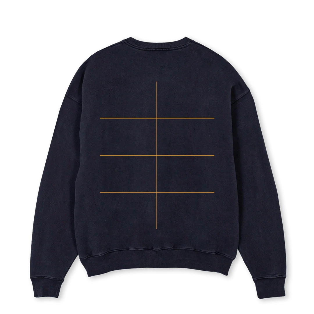 PINKBLACK Vintage Black Oversized Crewneck Sweater. - Image 2