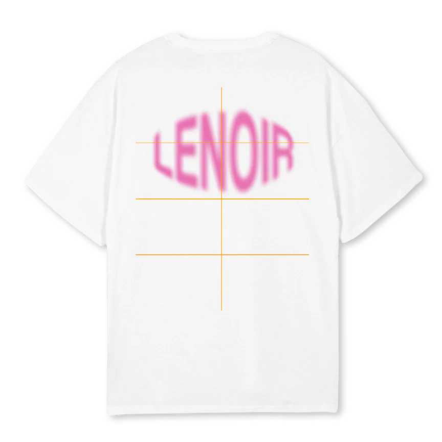 PINKBLURLENOIR White Oversized Tee. - Image 2