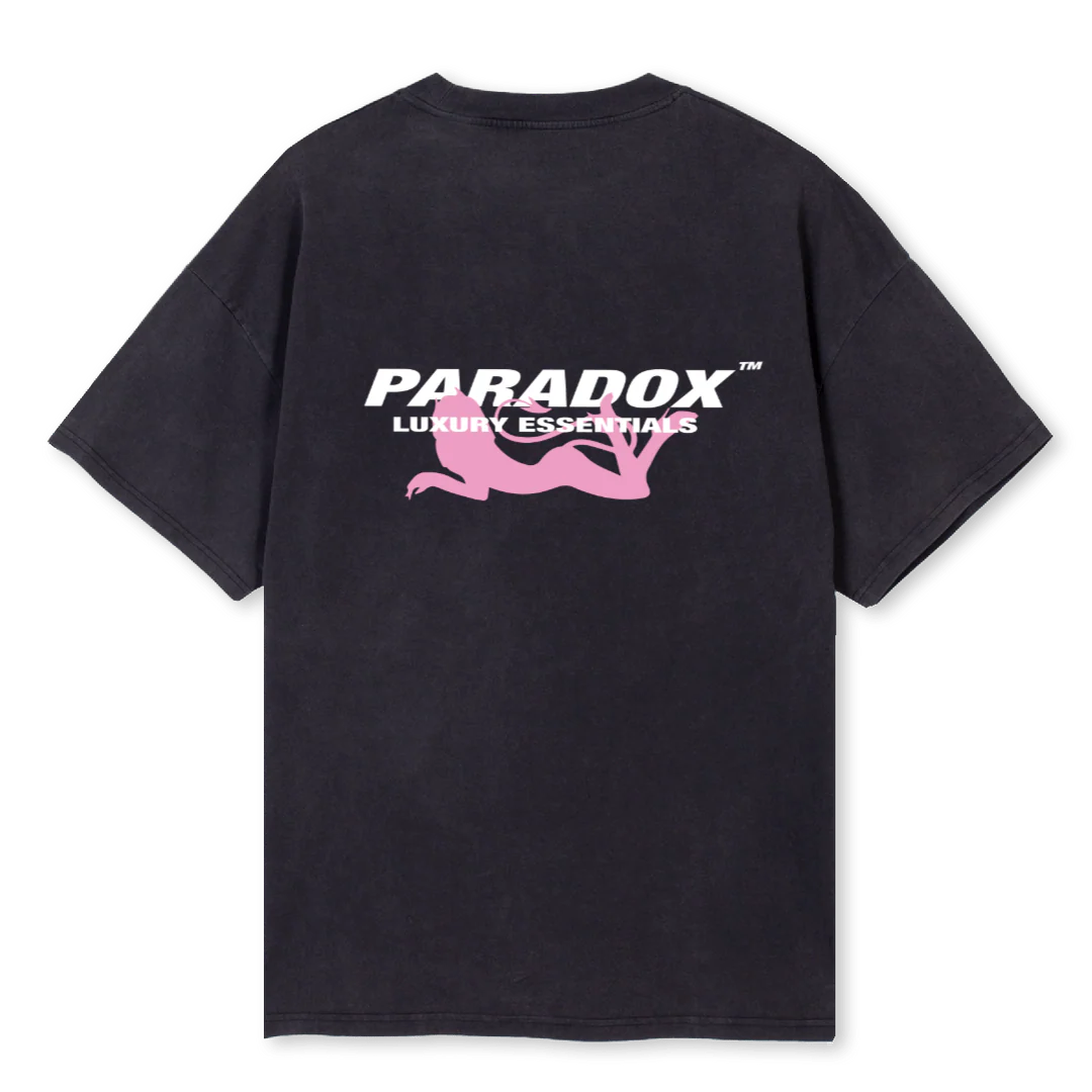 PINKDEVIL Vintage Black Oversized Tee. - Image 2