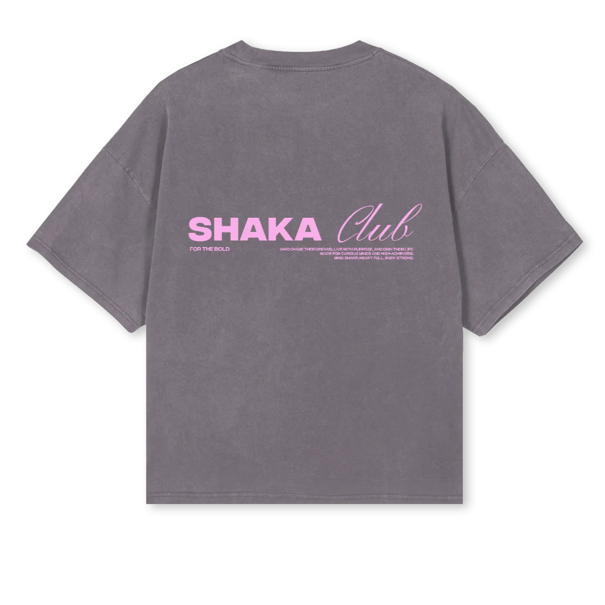 PINKT Pigment Grey Oversized Boxy Tee. - Image 2