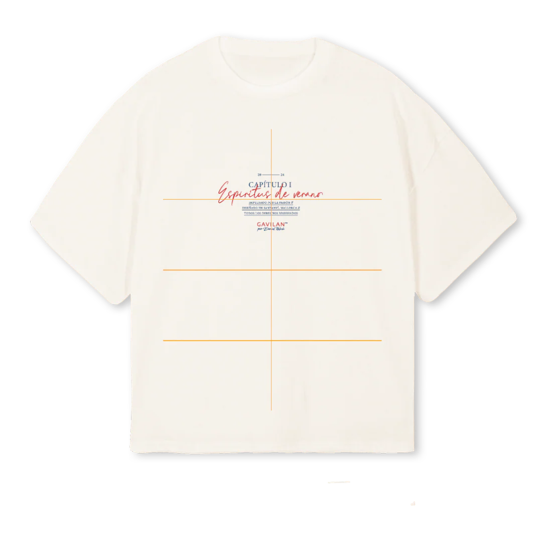 PISCINA Vintage White Oversized Boxy Tee.
