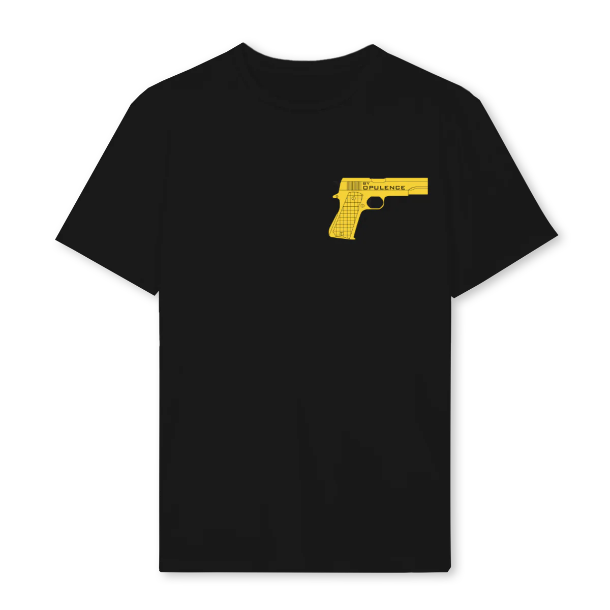 PISTOLSMALL Black Regular Tee.
