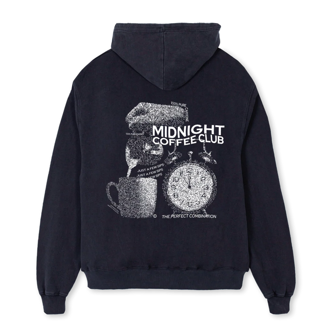 PIXEL MCC DESIGN Vintage Black Oversized Hoodie. - Image 2