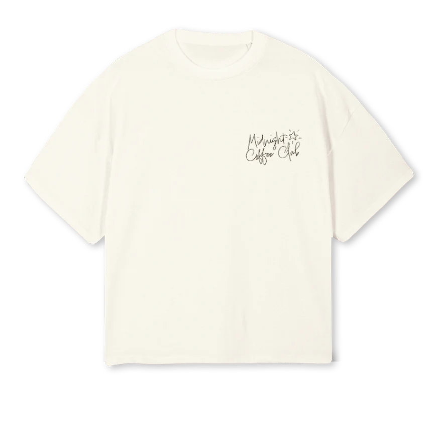 PLANT Cream Oversized Boxy Tee.