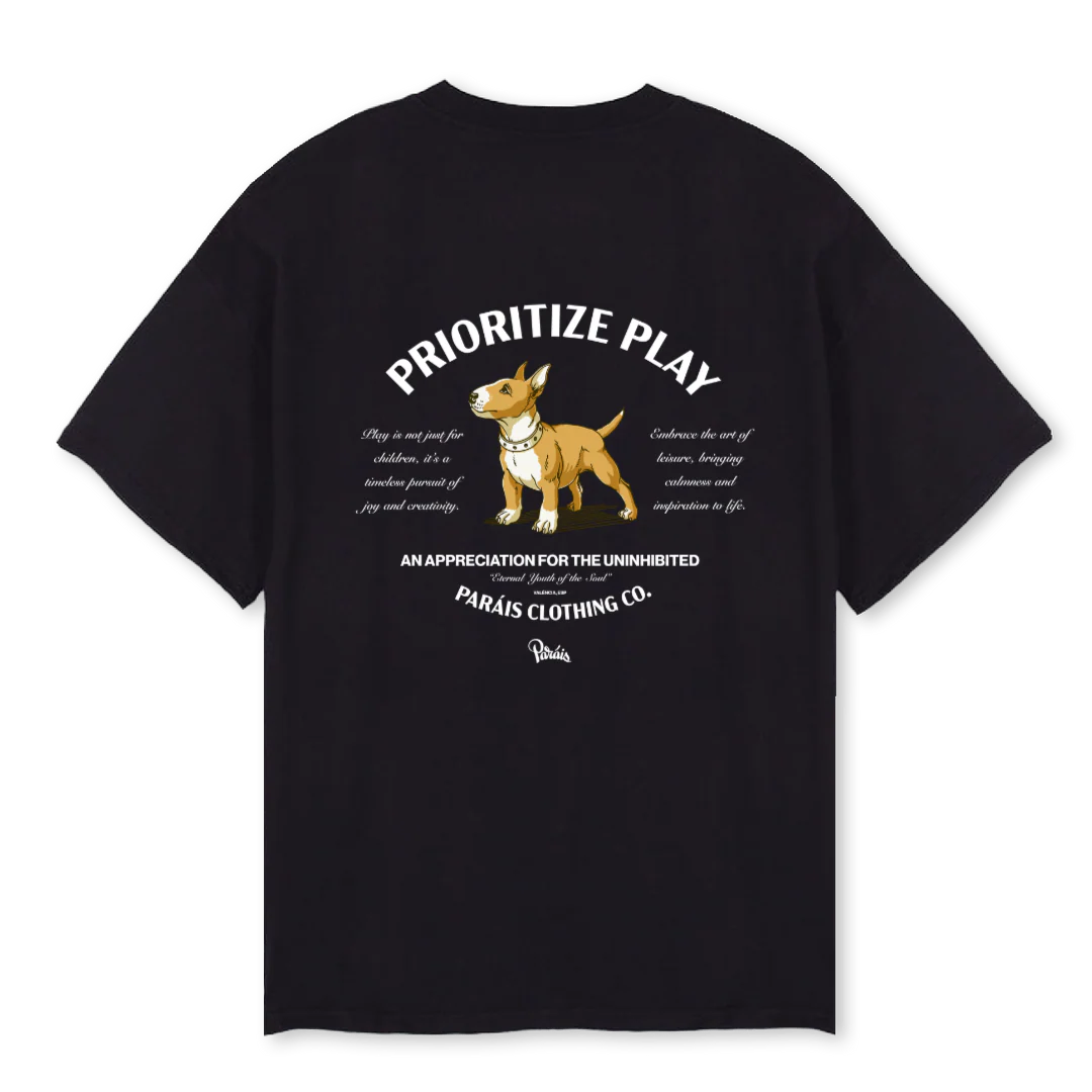 PLAYBLK Black Oversized Tee. - Image 2