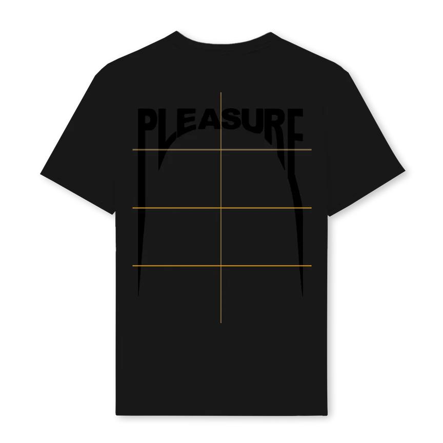 PLEASURE Black Regular Tee. - Image 2