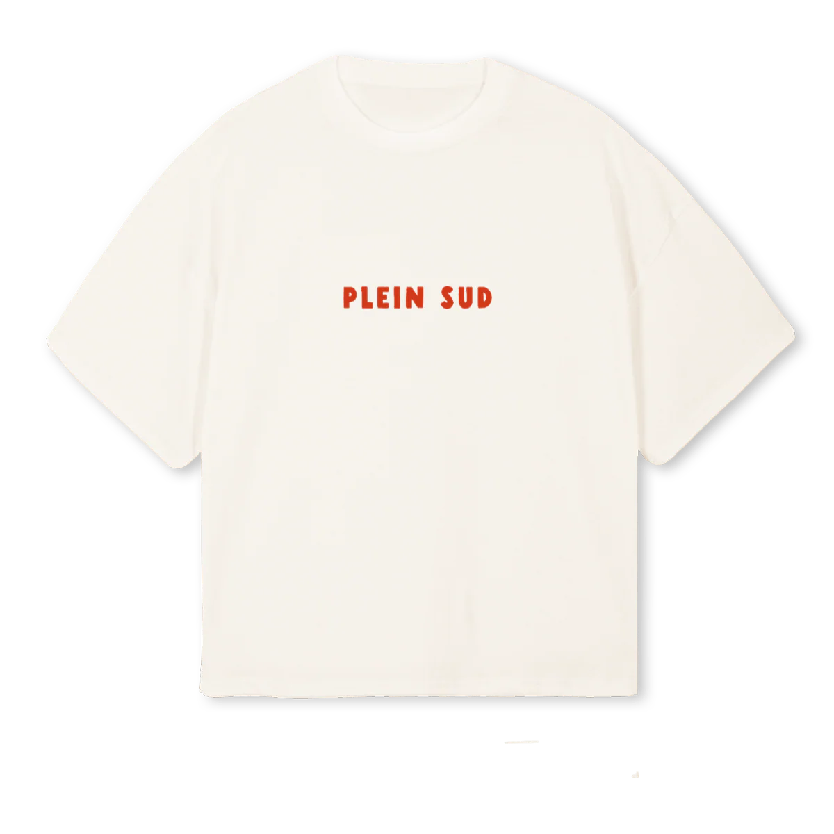 PLEINSUDTOMATE Vintage White Oversized Boxy Tee.
