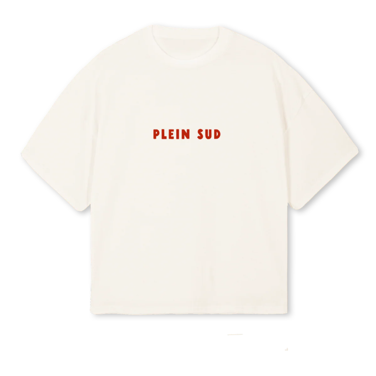 PLEINSUDTOMETTE Vintage White Oversized Boxy Tee.