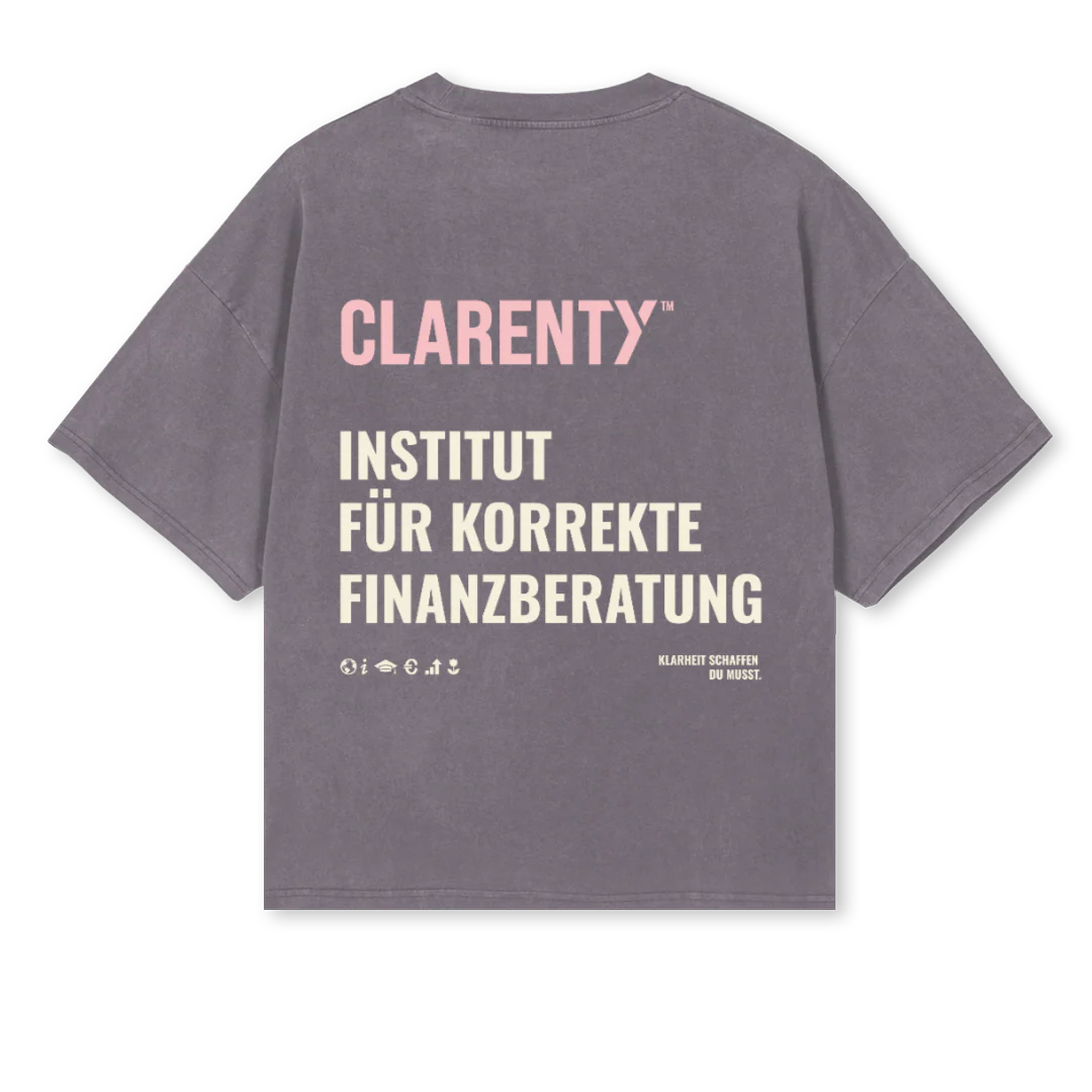PLUSFNCLR Pigment Grey Oversized Boxy Tee. - Image 2