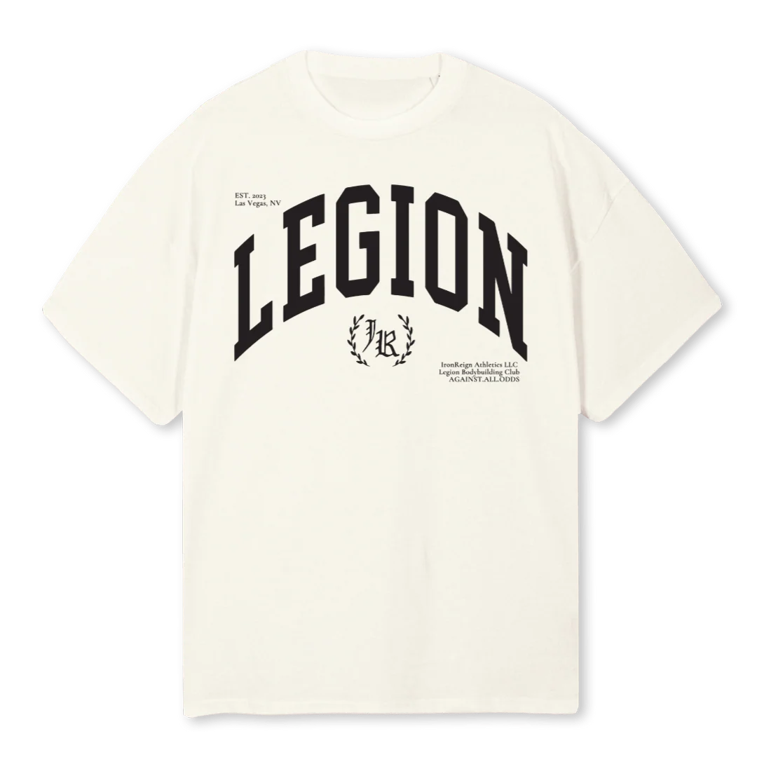 PO CRM Cream Oversized Tee.