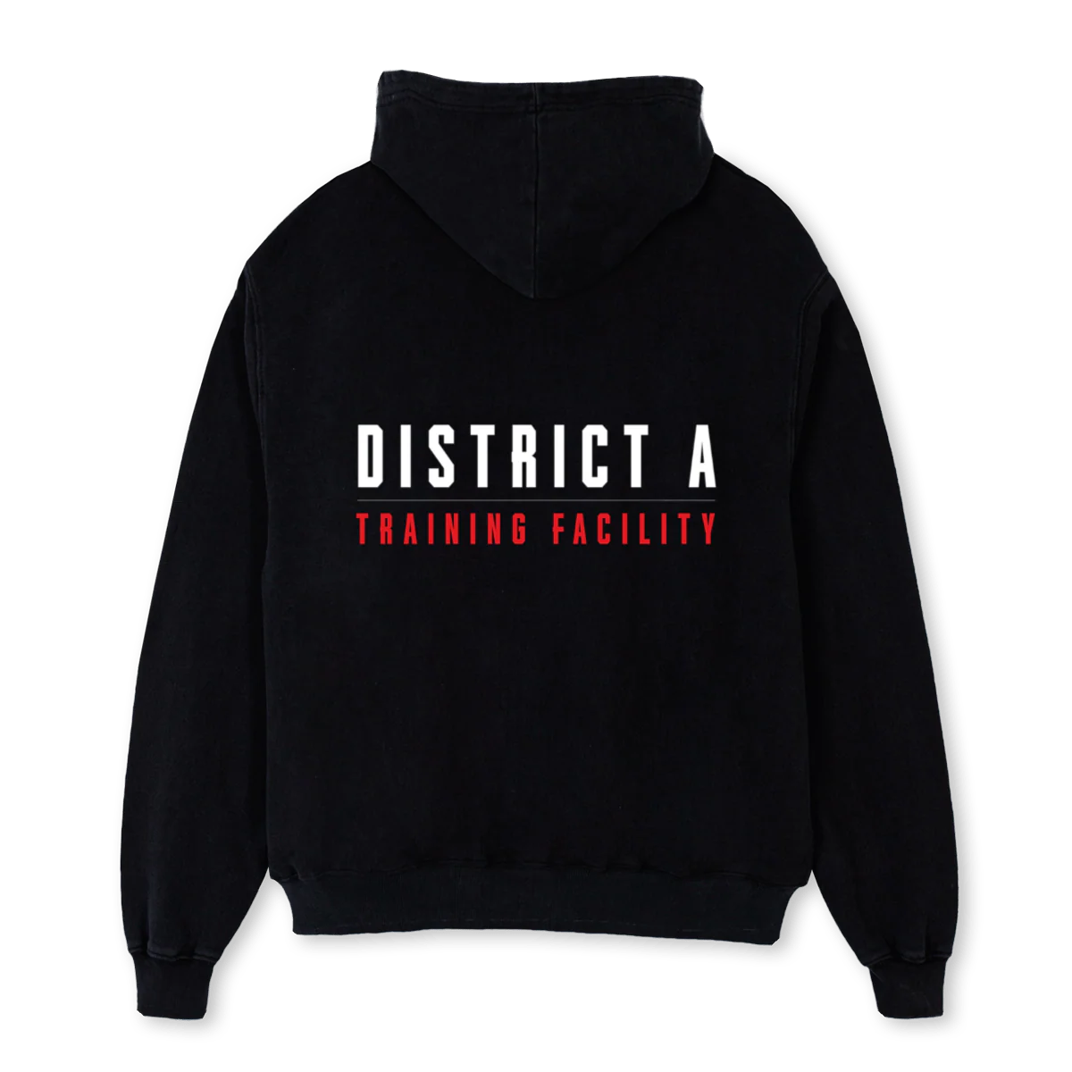 POCKET SYMBOL Black Oversized Hoodie. - Image 2