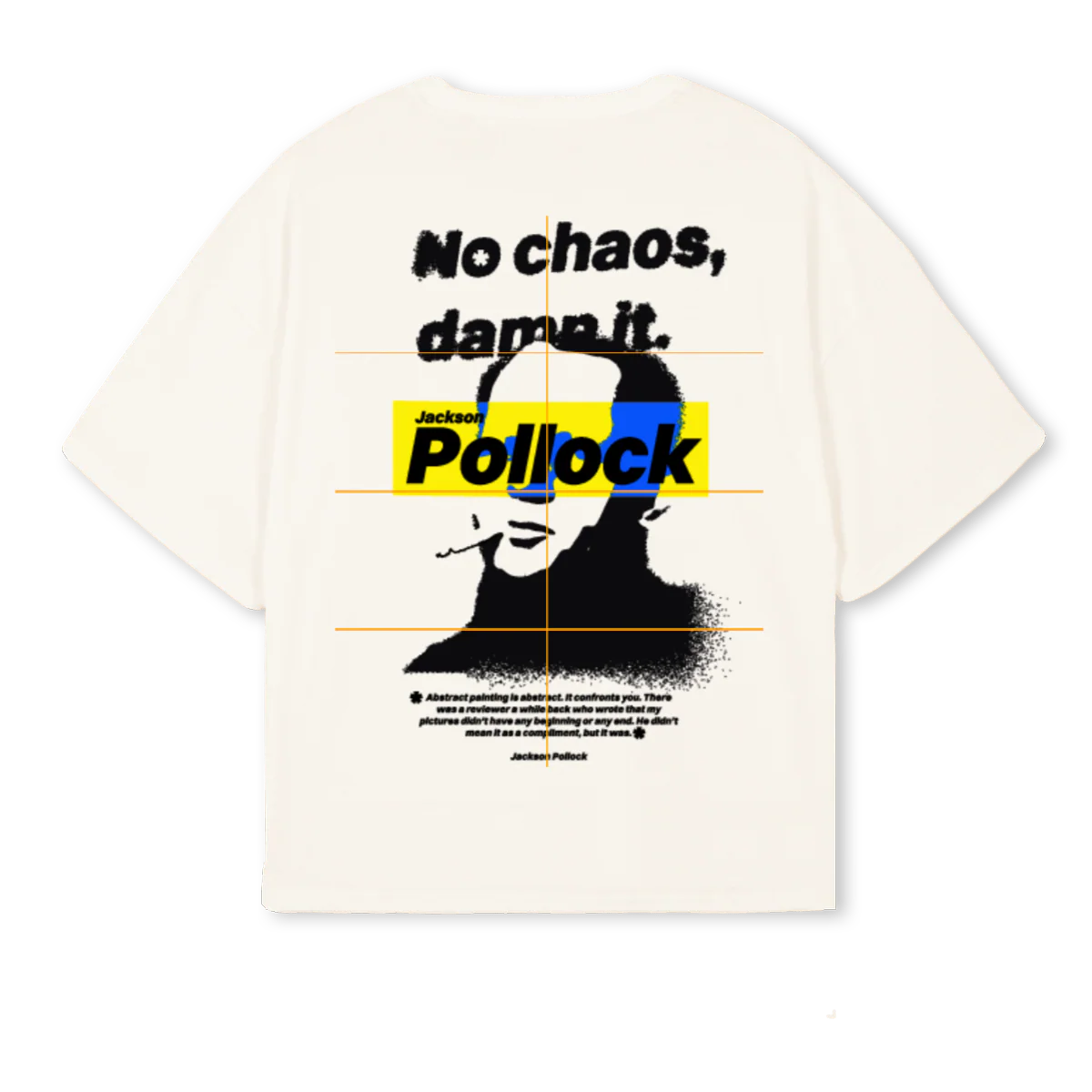 POLLOCK Vintage White Oversized Boxy Tee. - Image 2