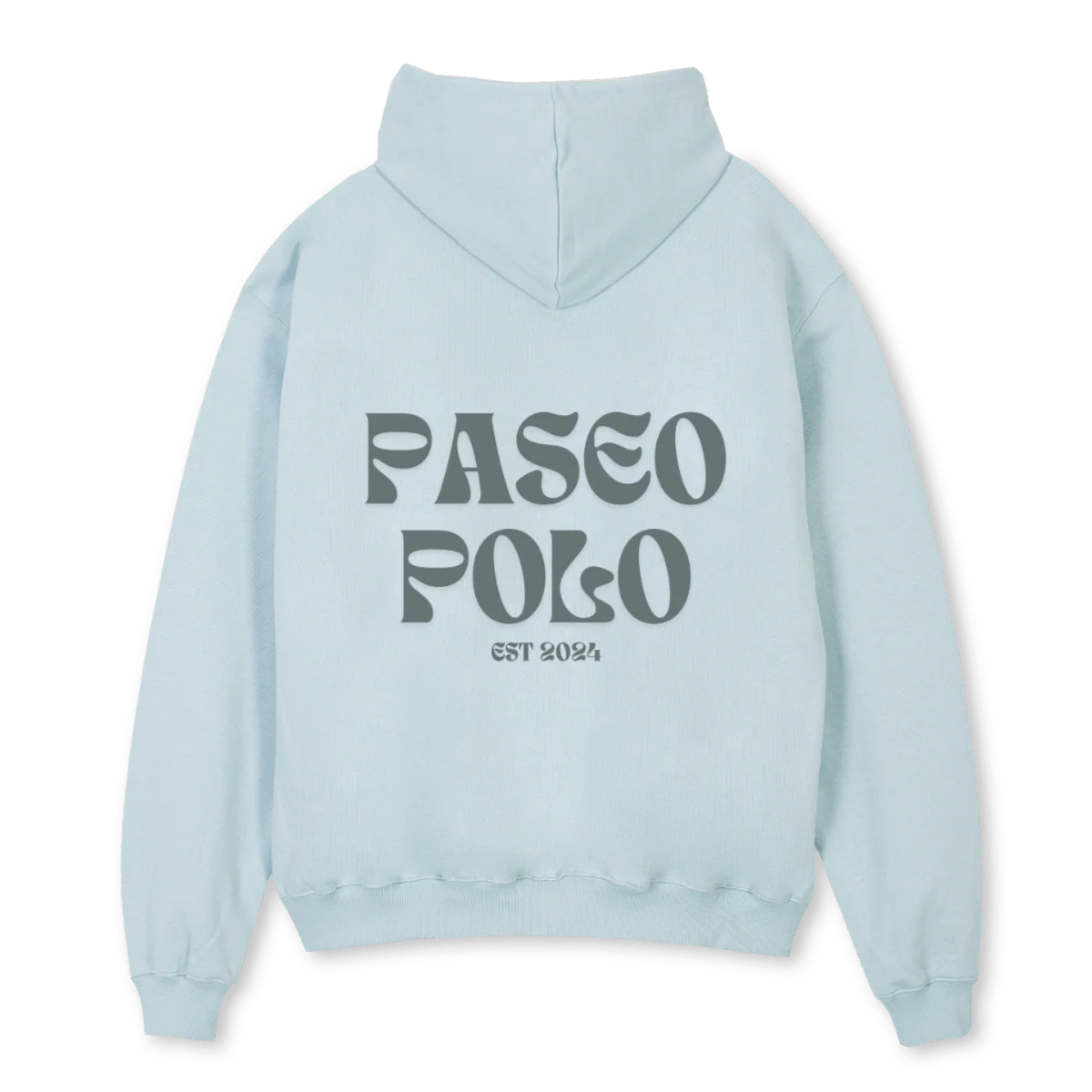 POLO_2 Cold Blue Oversized Hoodie. - Image 2