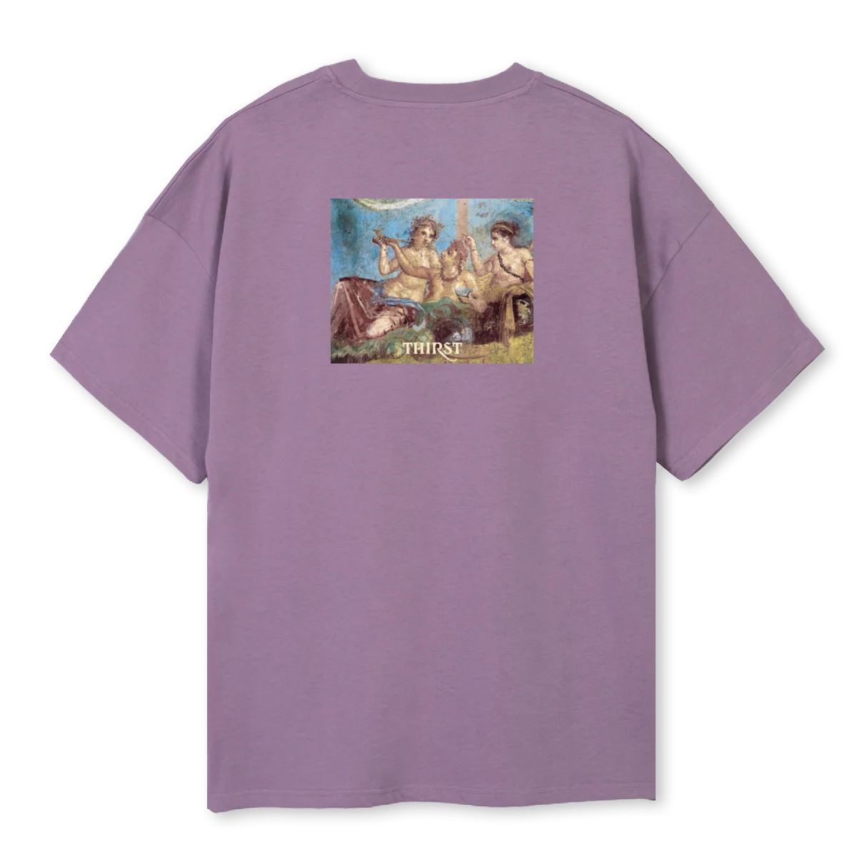 POMPEII PURPLE Purple Oversized Tee. - Image 2