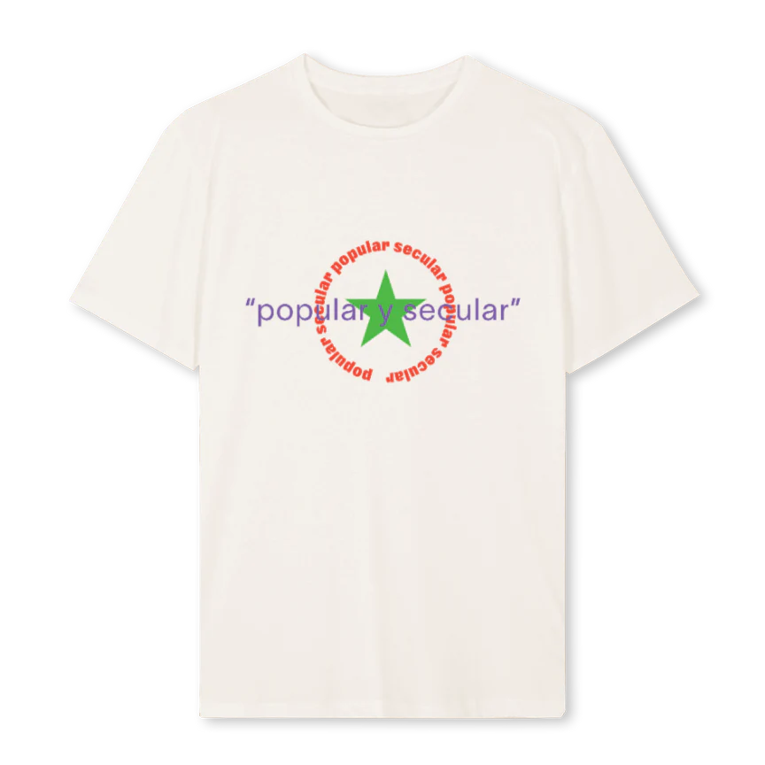 POPANDVERTSHIRT Vintage White Regular Tee.