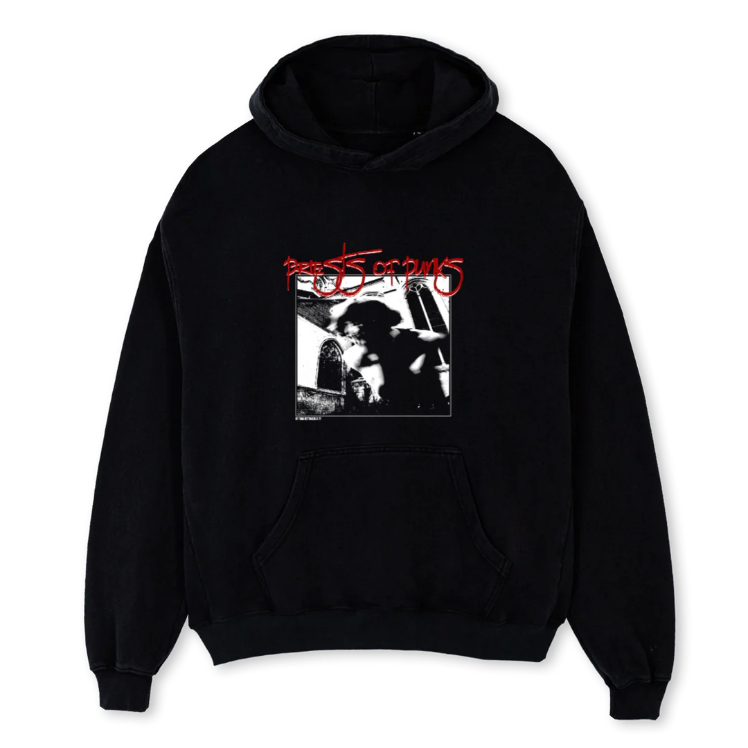 POPHOODIE Black Oversized Hoodie.