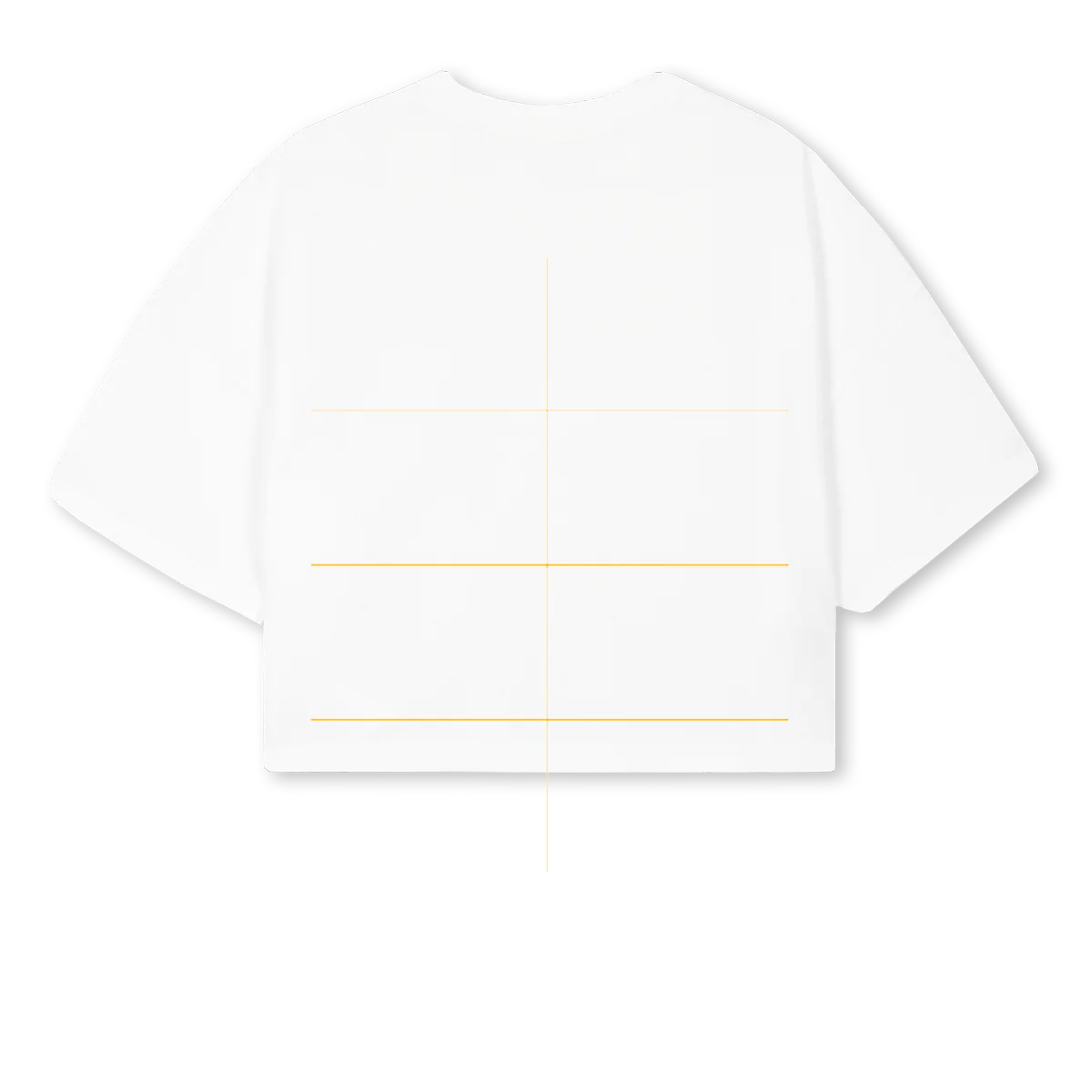 POPSIE White Cropped Oversized Tee. - Image 2