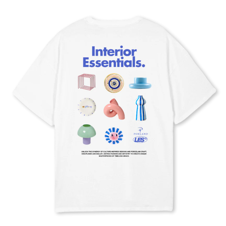 PORLAND PRODUCTS White Oversized Tee. - Image 2