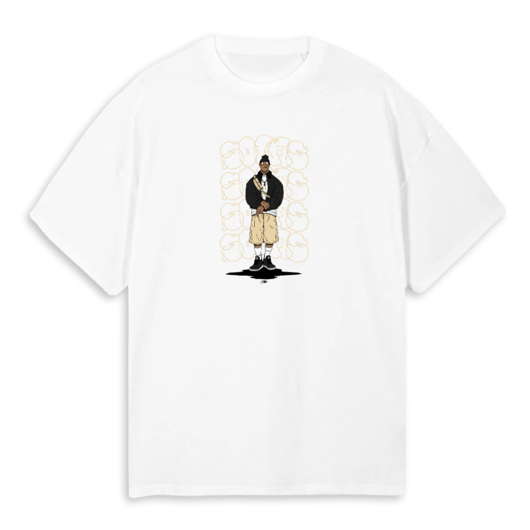 POSSESSED White Oversized Tee.