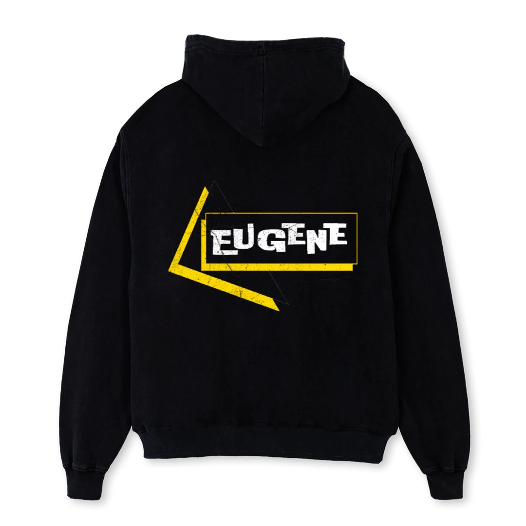 PREGENEFIVE Black Oversized Hoodie. - Image 2