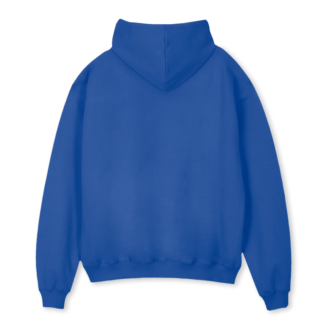 PRESTIGE_2 Cobalt Blue Oversized Hoodie. - Image 2
