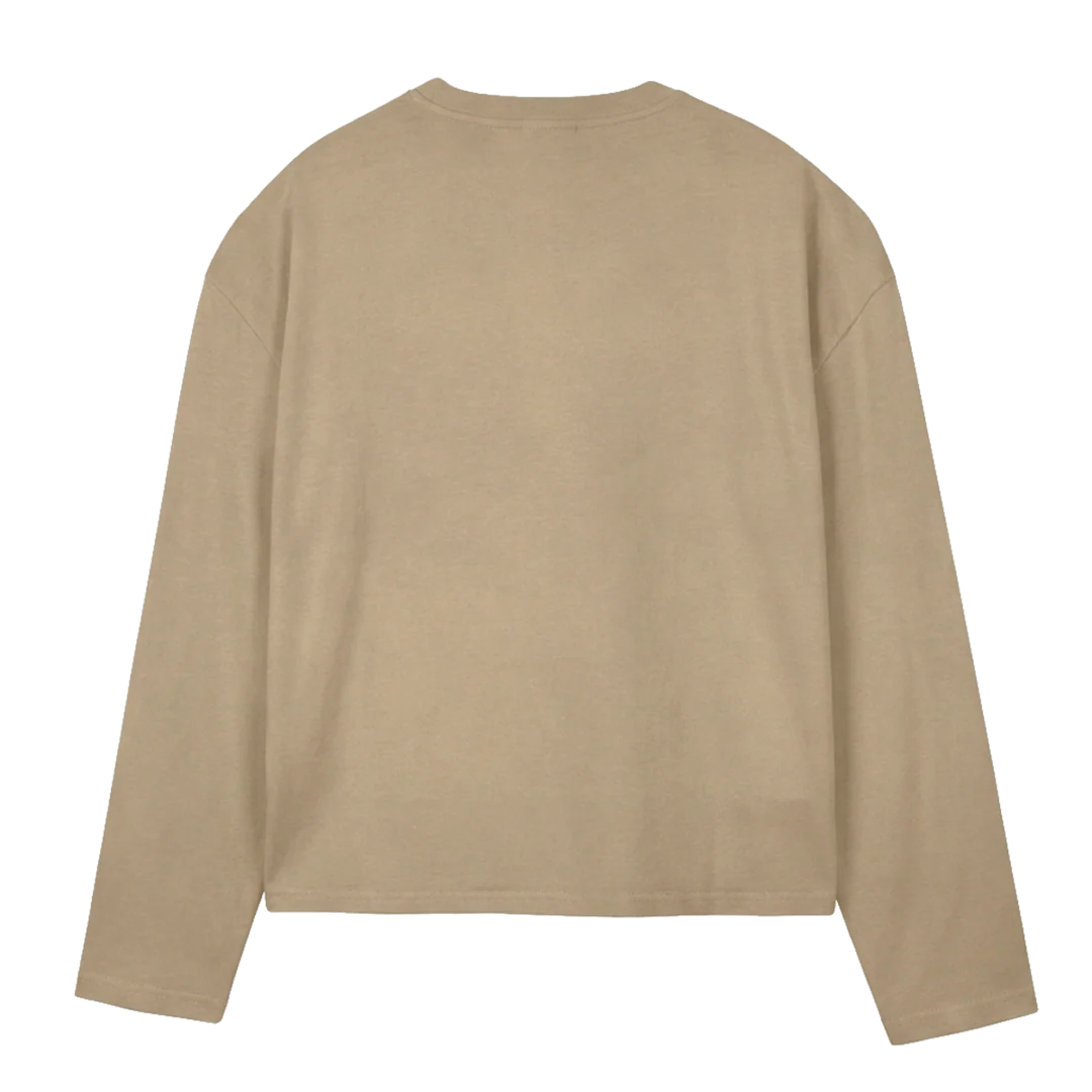 PRIMA FRONT CENTRE Vintage Dune Oversized Boxy LS Tee. - Image 2