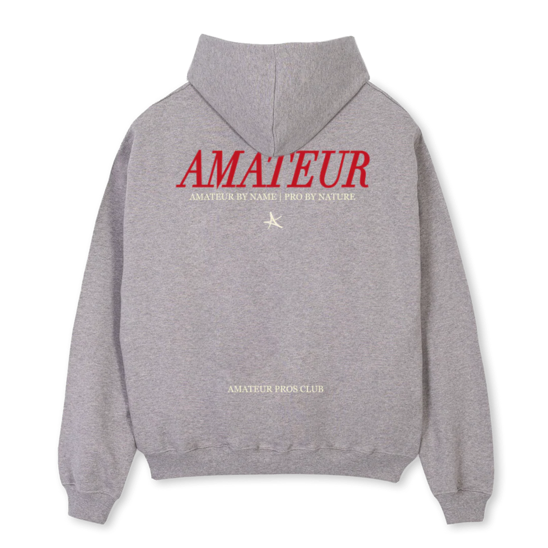 AMPCLUBSAMPLECNJ_G Grey Marl Oversized Hoodie - Image 2