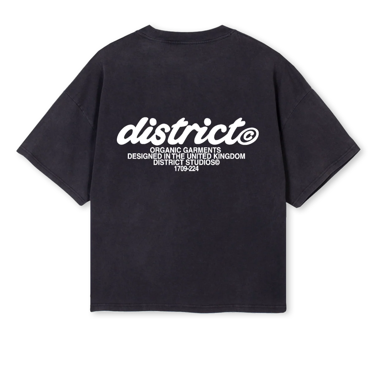 PRIMARYLOGOTEE Vintage Black Oversized Boxy Tee. - Image 2