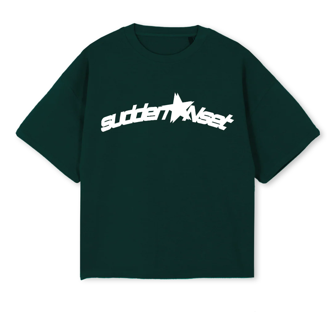PRIMERD_2 Wild Green Oversized Boxy Tee.