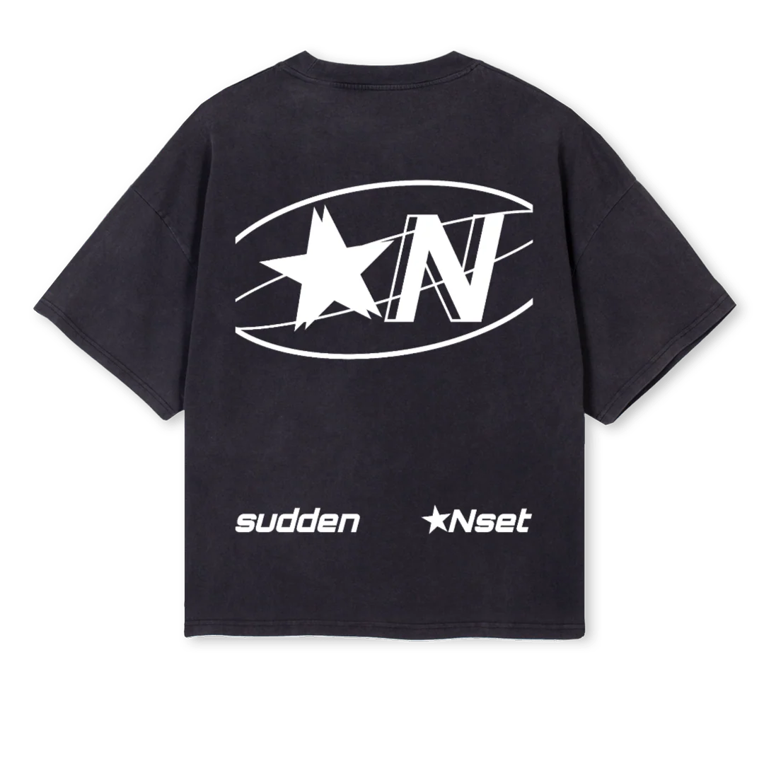 PRIMERD Vintage Black Oversized Boxy Tee. - Image 2
