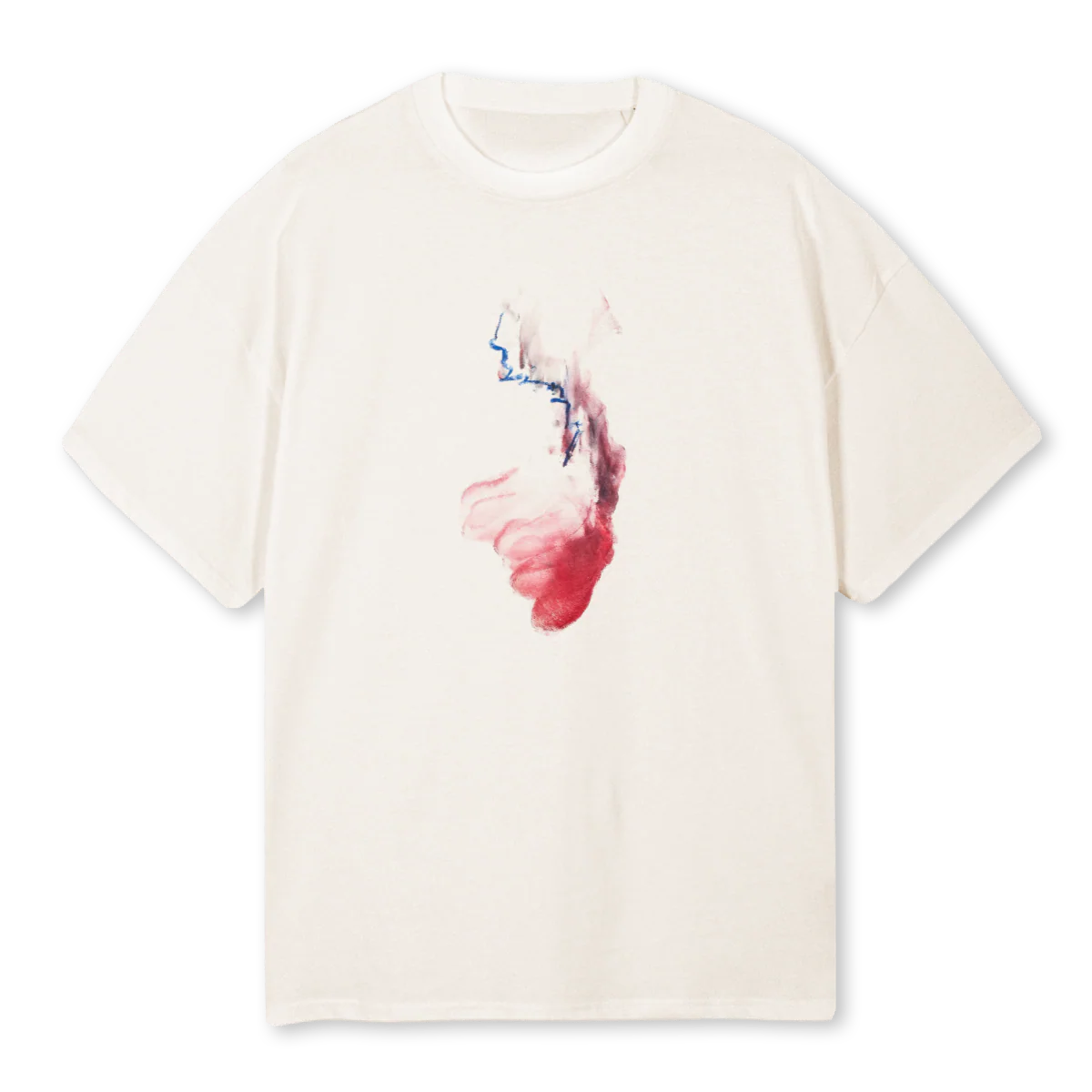 PRIMITIVE NEEDS Vintage White Oversized Tee.