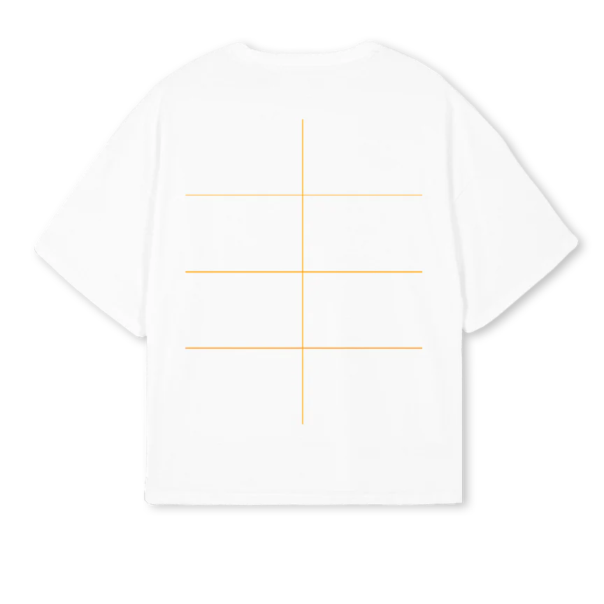 PRINCESSDIANATEE White Oversized Boxy Tee. - Image 2
