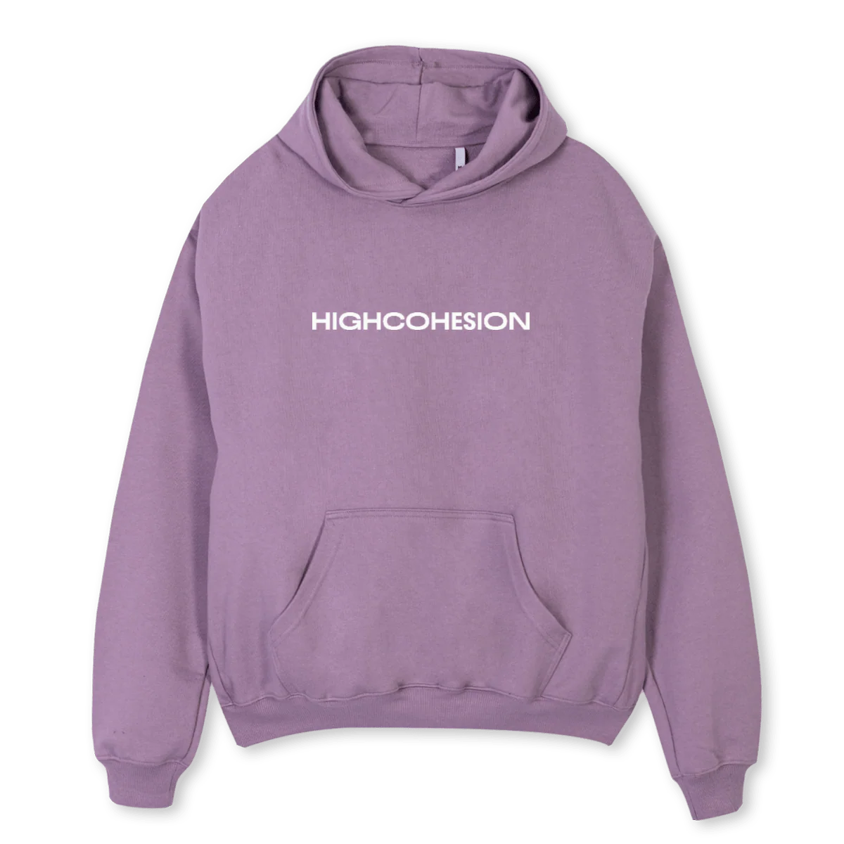 PRINTED Purple Oversized Hoodie.