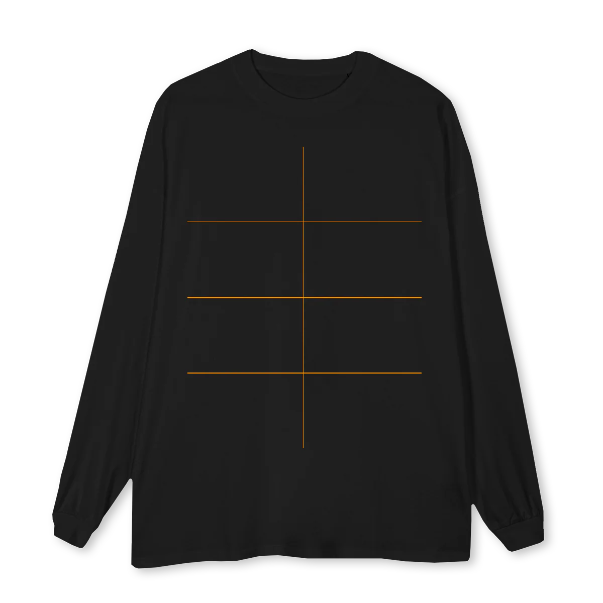 PROMO SS COL OVLST Black Oversized LS Tee.